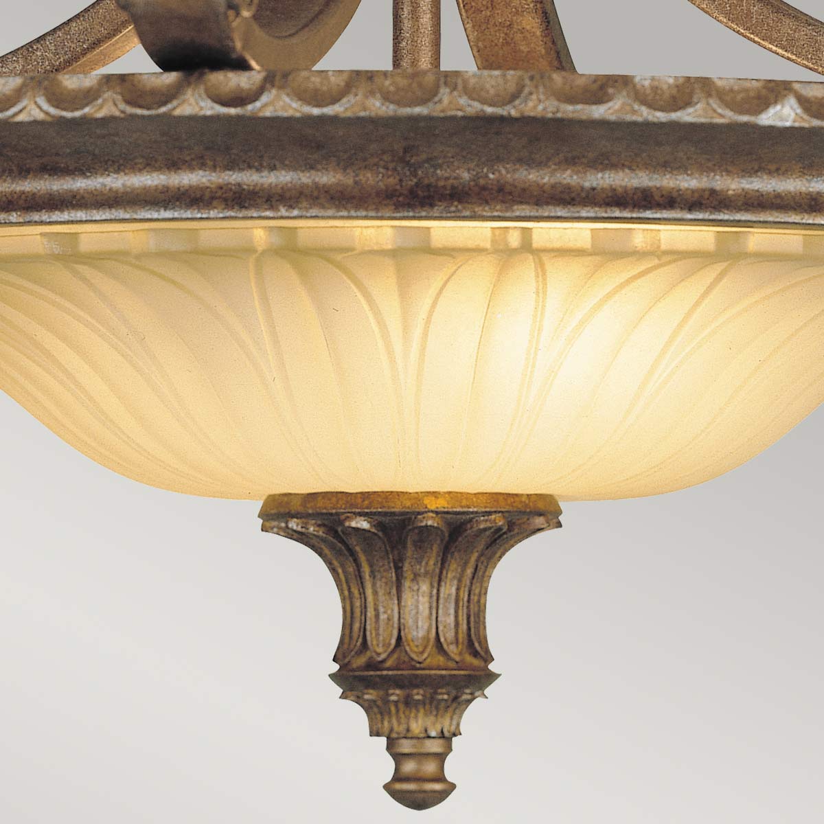 Feiss Stirling Deckenleuchte Bronze – Detailansicht 2