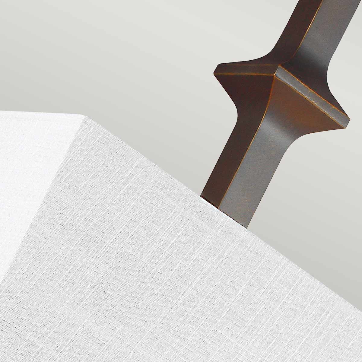 Feiss Teva Wandleuchte Bronze – Wohnambiente