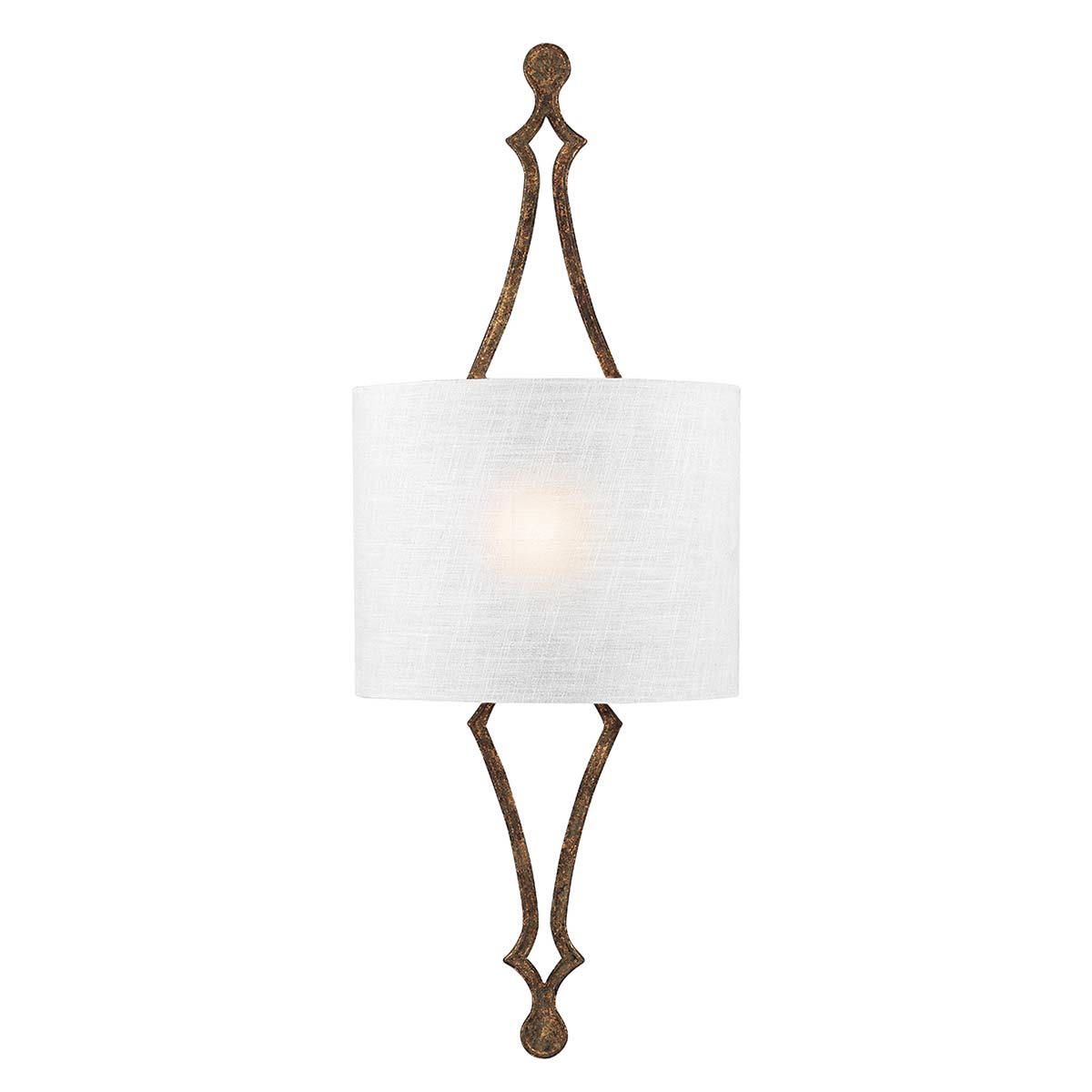 Feiss Tilling Wandleuchte Gold