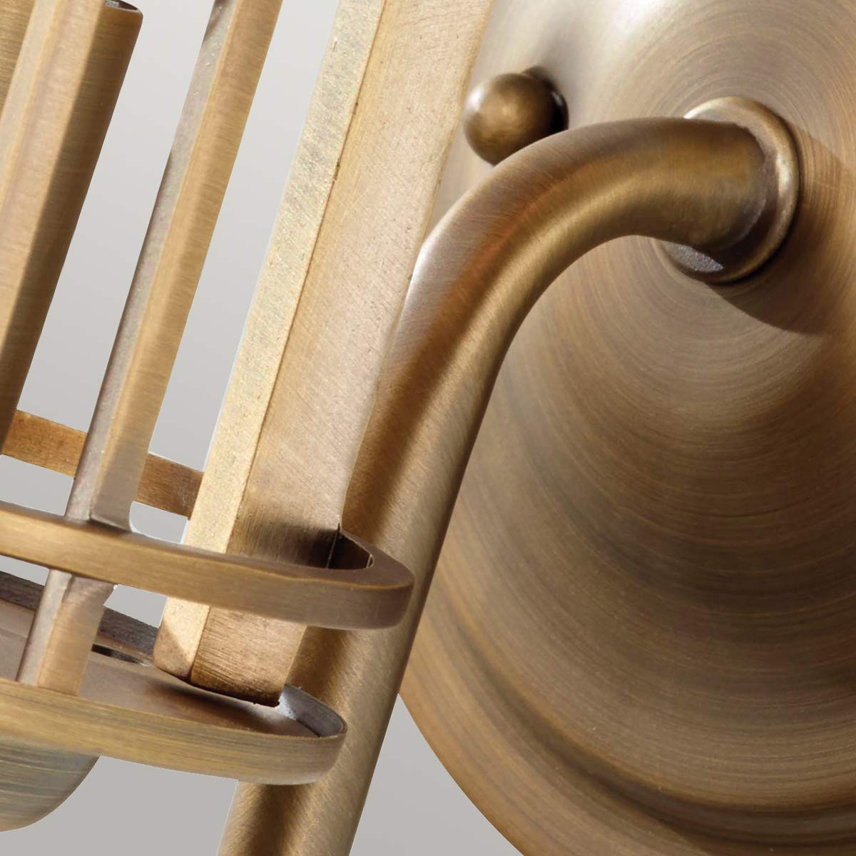 Feiss Urban Wandleuchte Messing – Wohnambiente