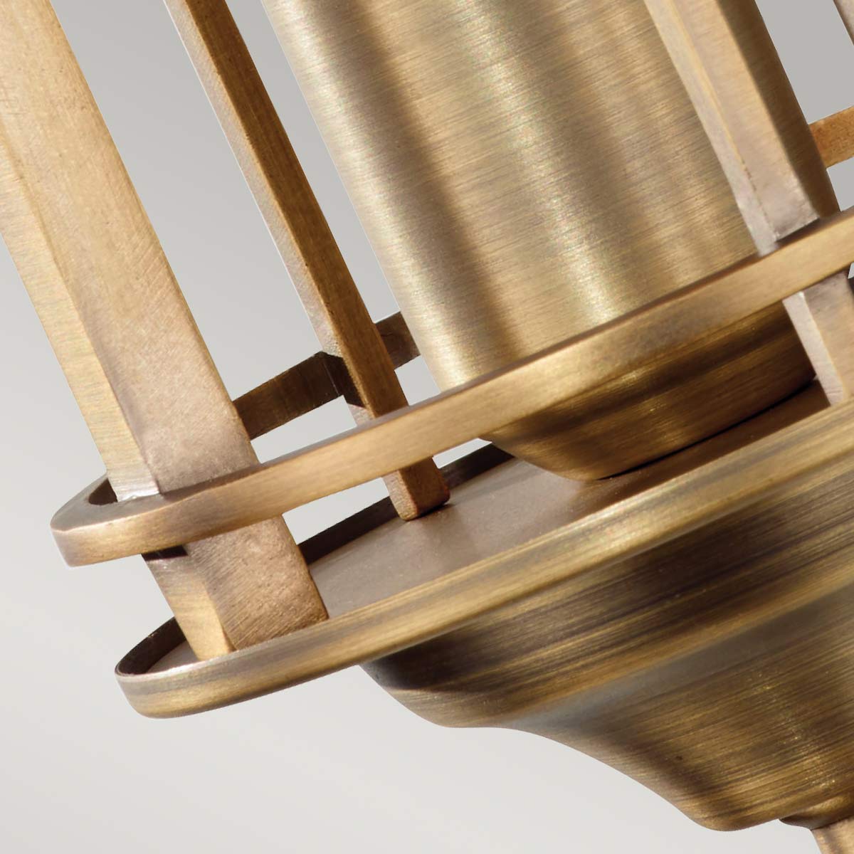 Feiss Urban Wandleuchte Messing – Detailansicht