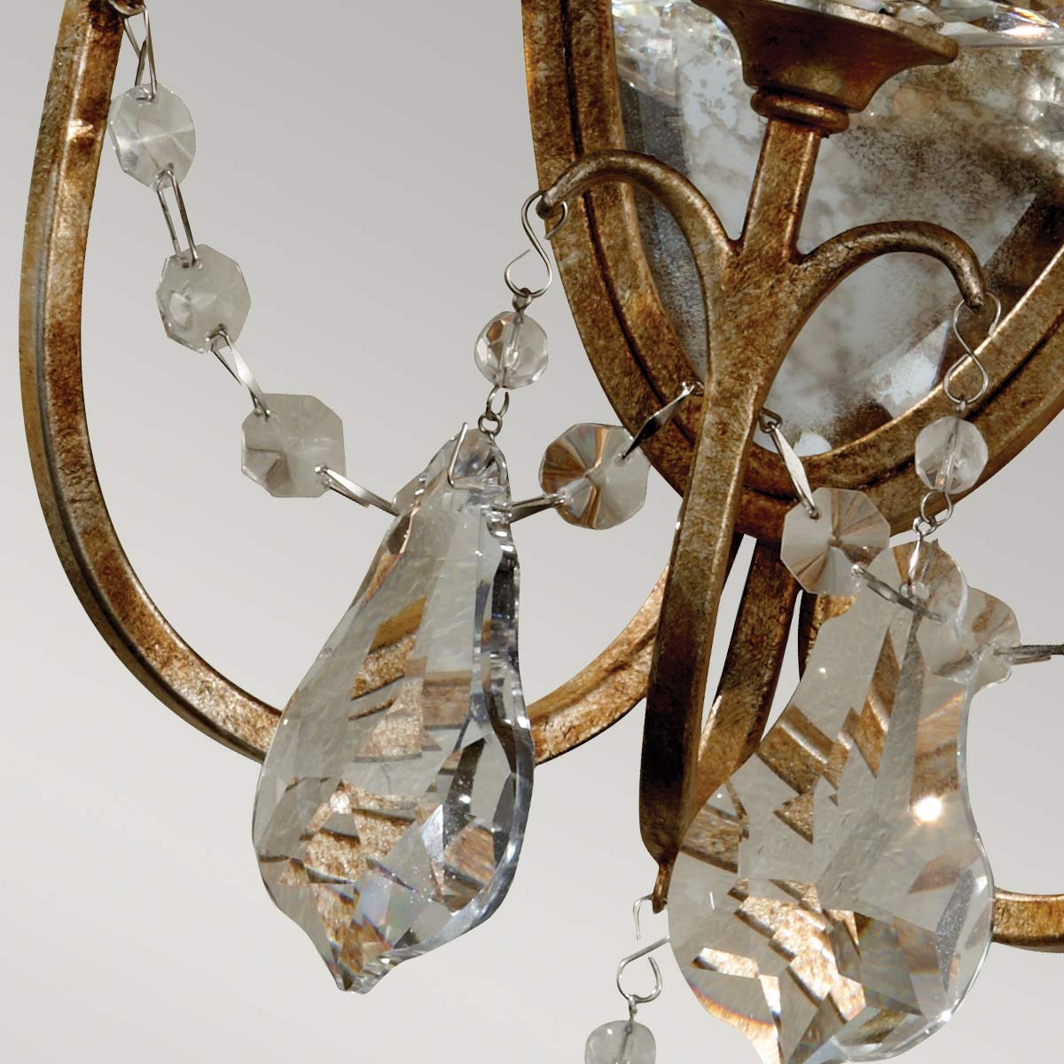 Feiss Valentina Wandleuchte Bronze – Wohnambiente