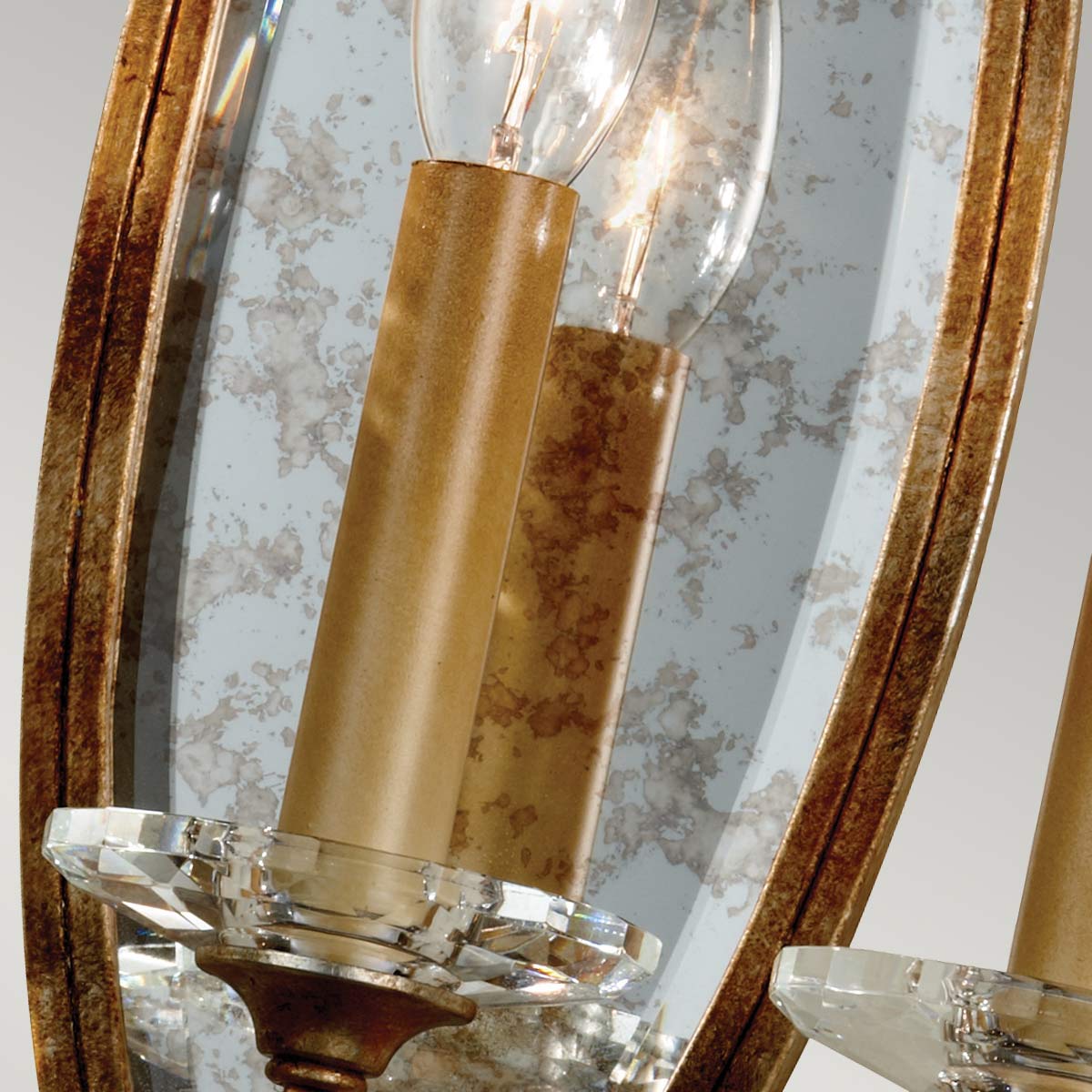 Feiss Valentina Wandleuchte Bronze – Detailansicht