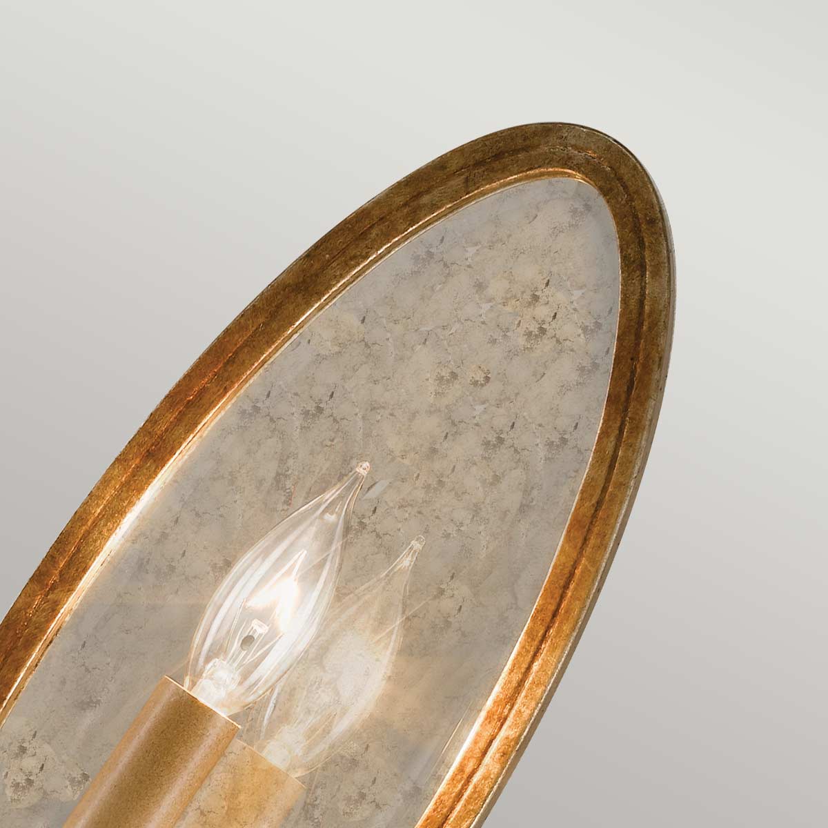 Feiss Valentina Wandleuchte Bronze – Wohnambiente