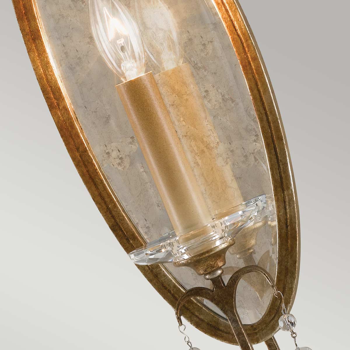 Feiss Valentina Wandleuchte Bronze – Detailansicht