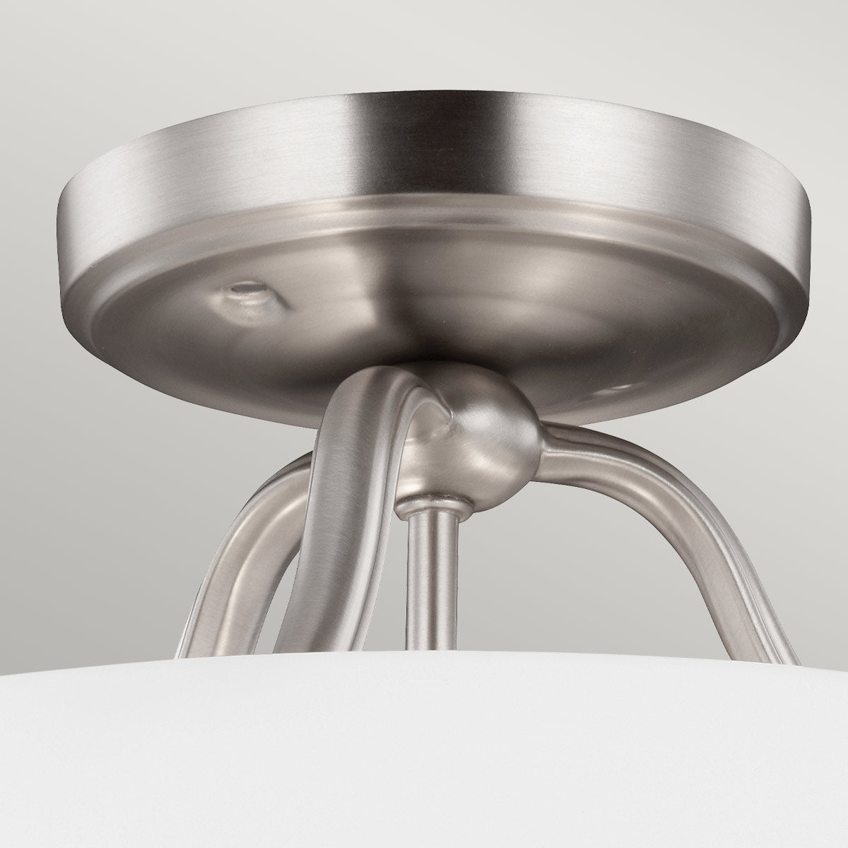 Feiss Vintner Deckenleuchte Nickel – Wohnambiente
