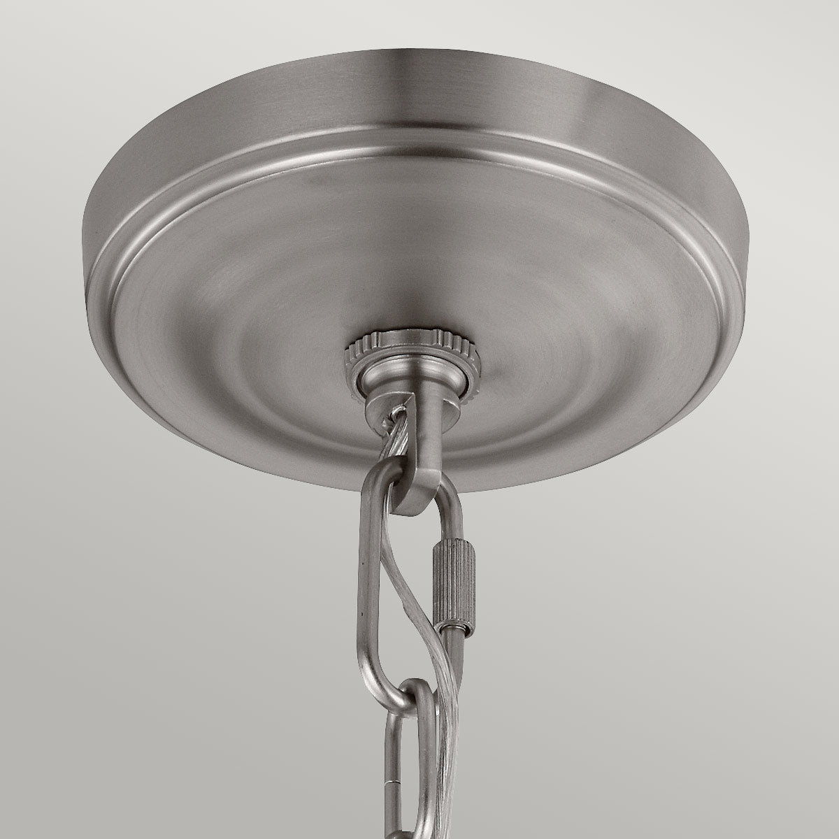 Feiss Vintner Kronleuchter Nickel – Wohnambiente