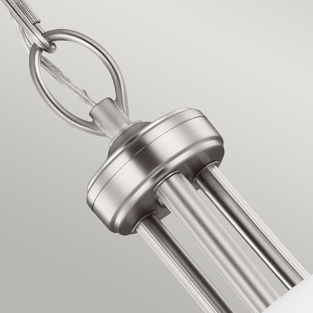 Feiss Vintner Kronleuchter Nickel – Detailansicht