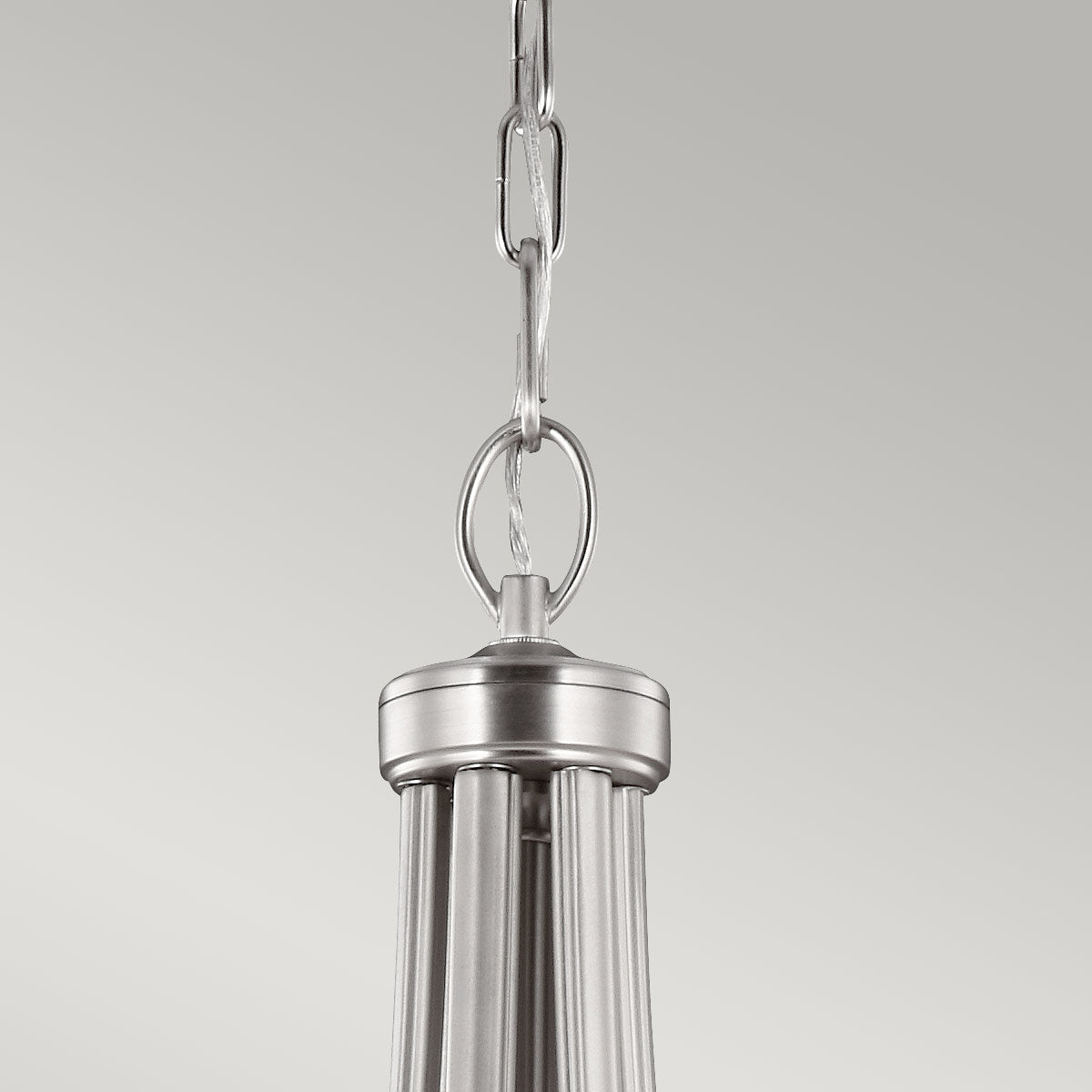 Feiss Vintner Kronleuchter Nickel – Wohnambiente