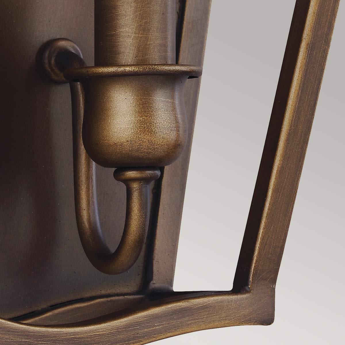 Feiss Yarmouth Wandleuchte Messing – Detailansicht