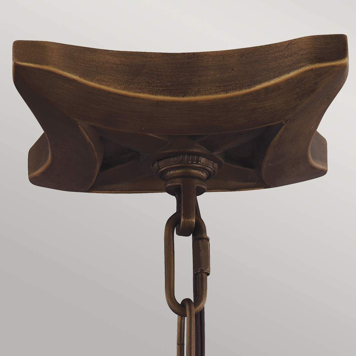 Feiss Yarmouth Pendelleuchte Messing – Wohnambiente
