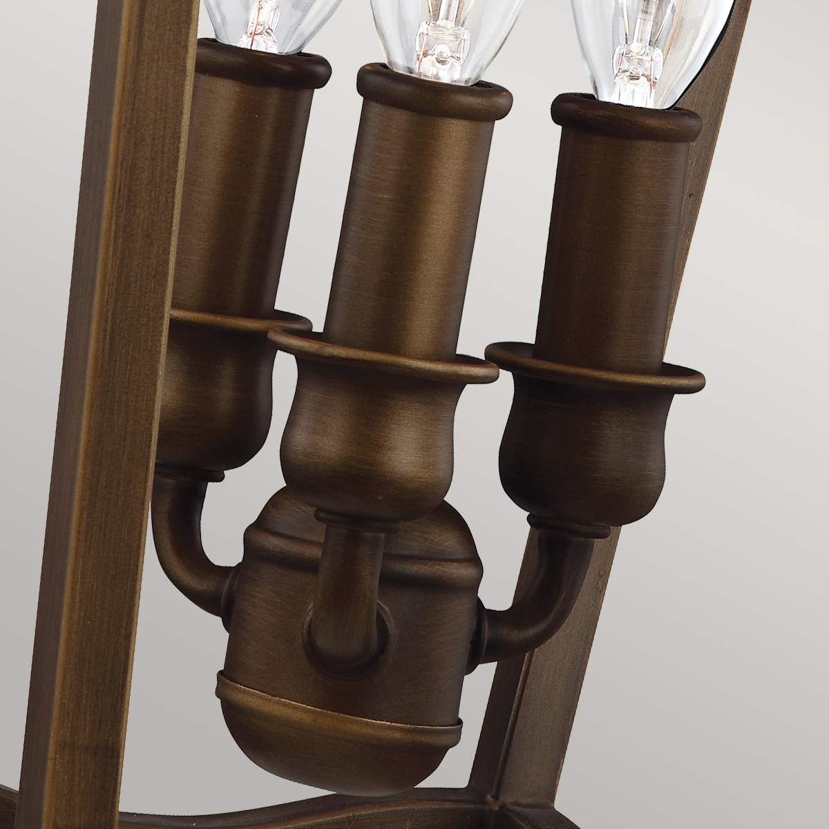 Feiss Yarmouth Pendelleuchte Messing – Detailansicht 2