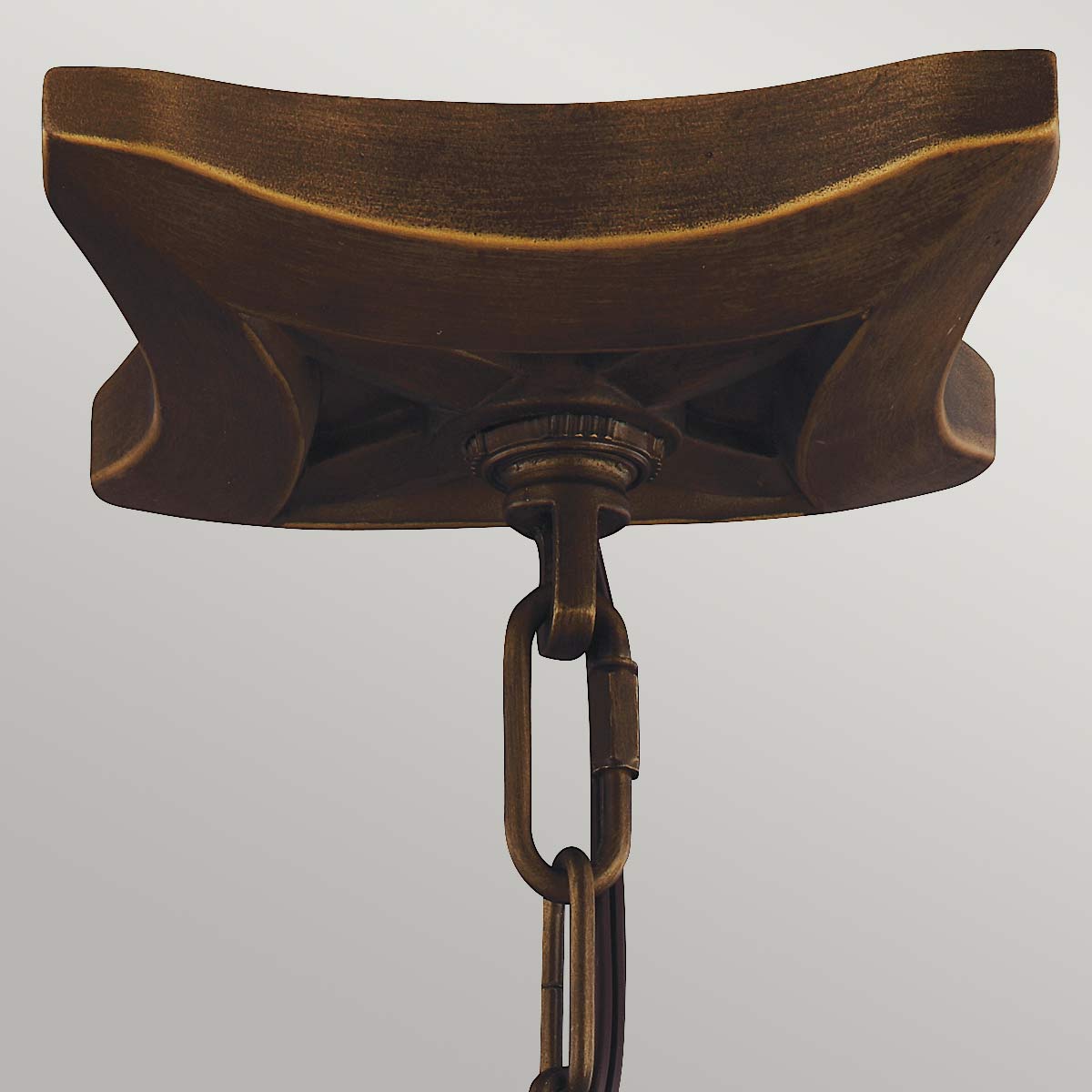 Feiss Yarmouth Pendelleuchte Messing – Wohnambiente