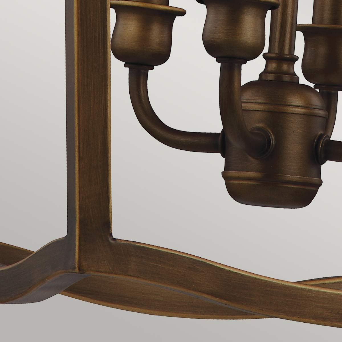 Feiss Yarmouth Pendelleuchte Messing – Detailansicht 2
