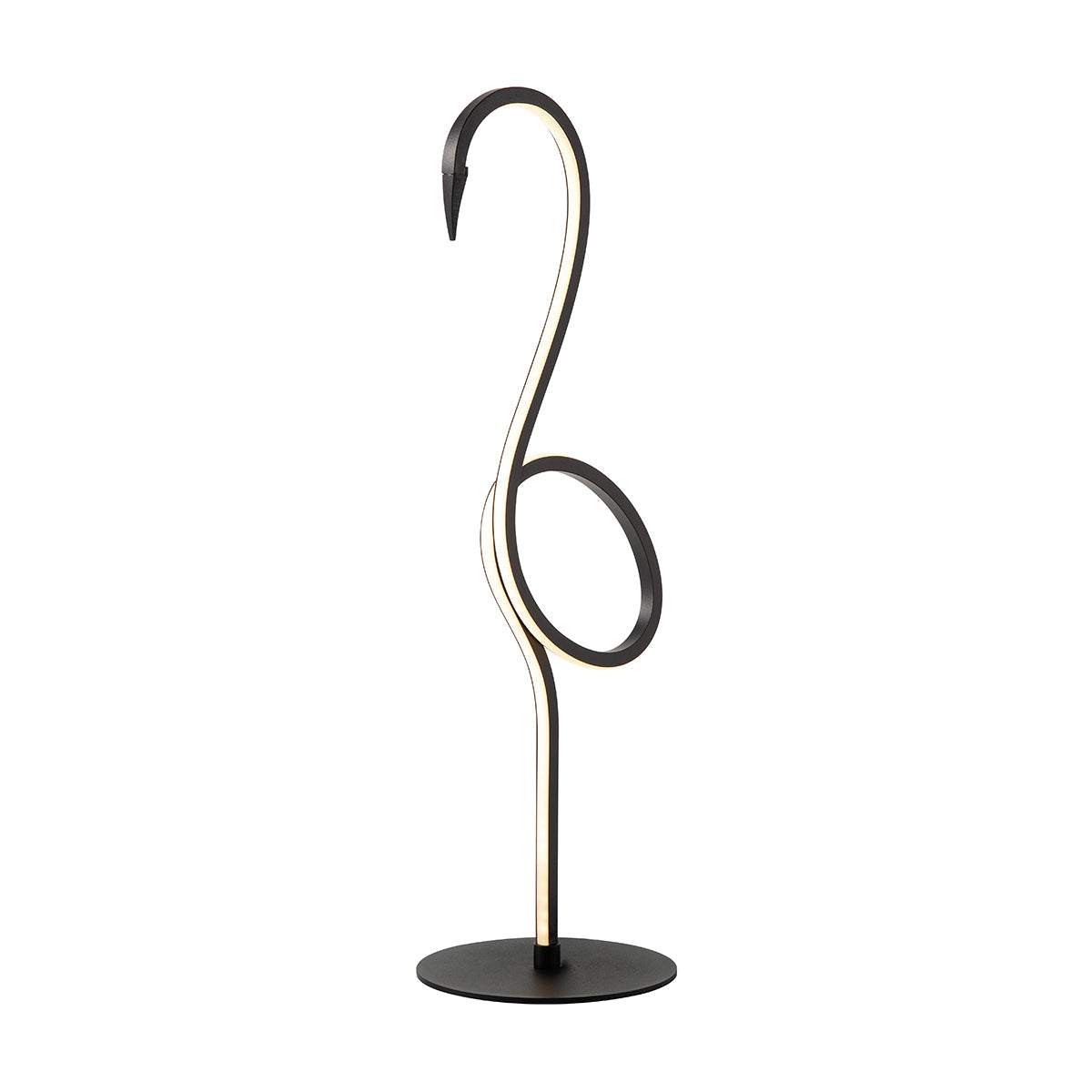 Elstead Flamingo Tischlampe Schwarz