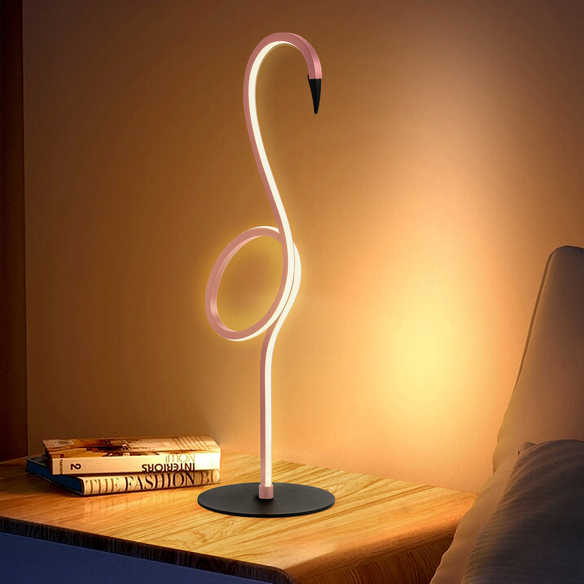 Elstead Flamingo Tischlampe Pink – Detailansicht 4