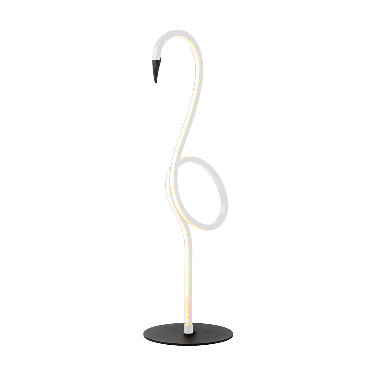 Elstead Flamingo Tischlampe Weiß