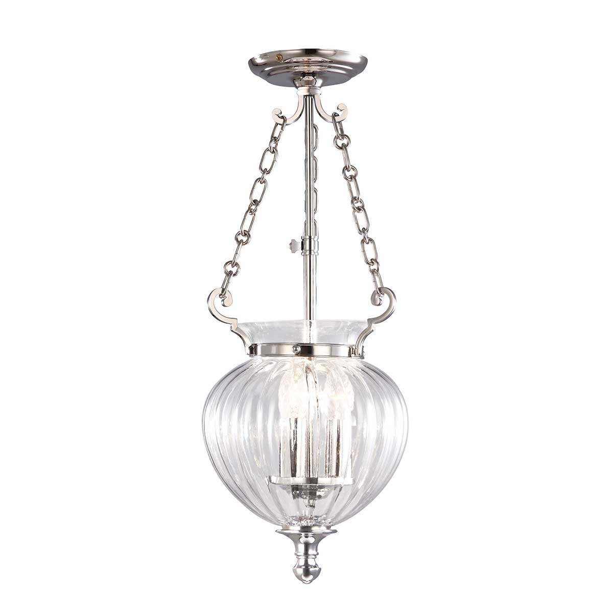 Elstead Finsbury Pendelleuchte Nickel
