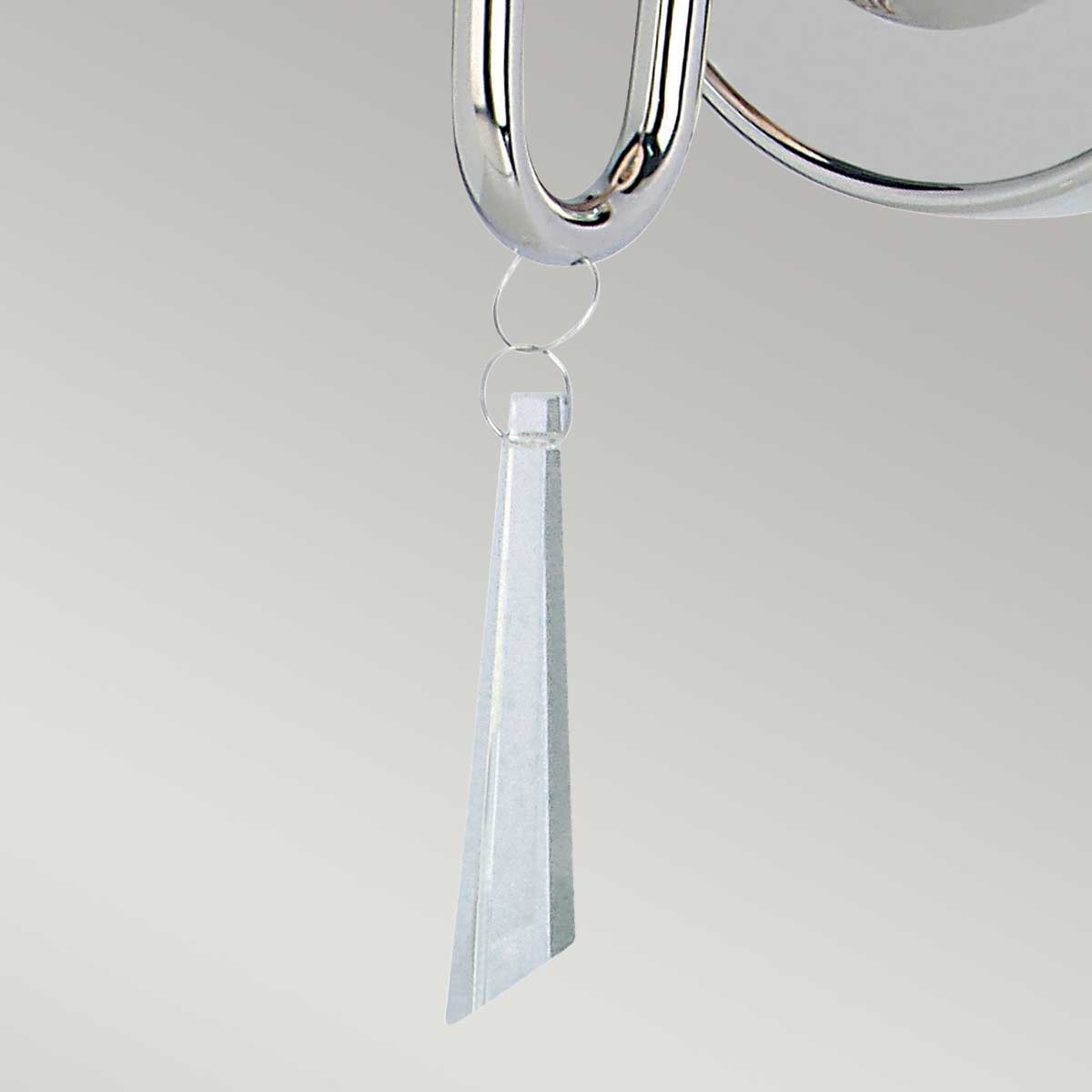 Elstead Finsbury Wandleuchte Nickel – Detailansicht 2