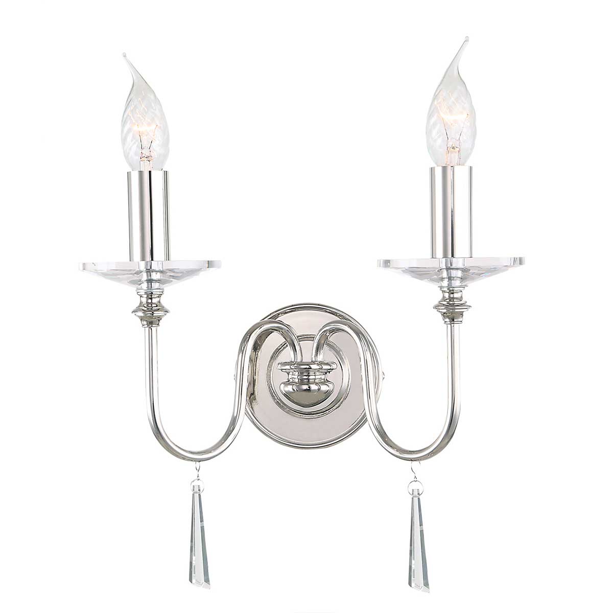 Elstead Finsbury Wandleuchte Nickel