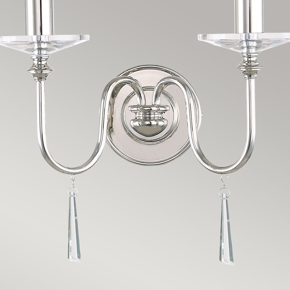 Elstead Finsbury Wandleuchte Nickel – Wohnambiente
