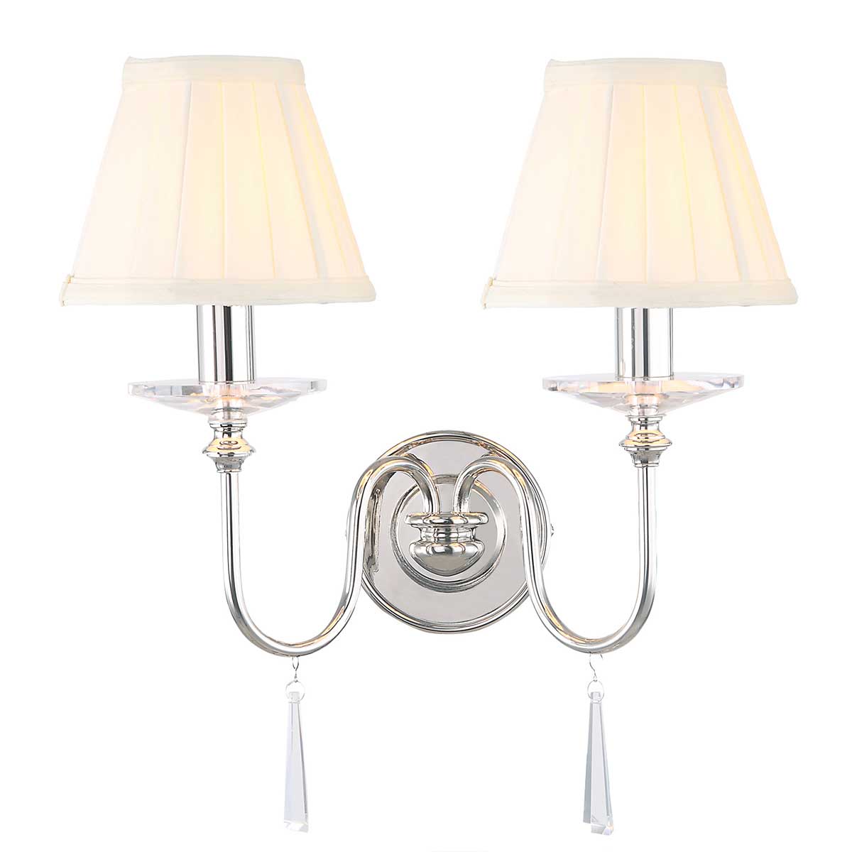 Elstead Finsbury Wandleuchte Nickel – Detailansicht 2