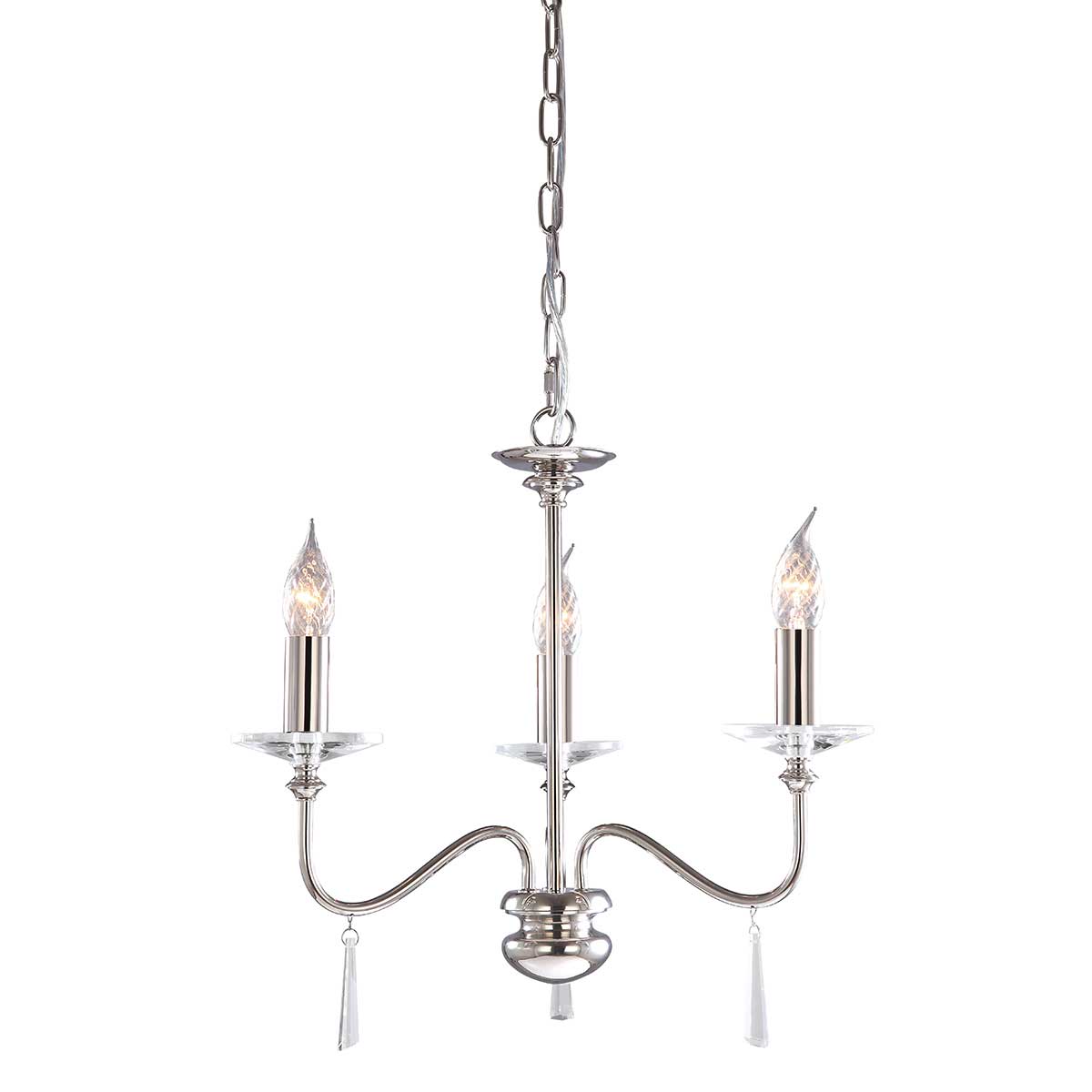 Elstead Finsbury Kronleuchter Nickel