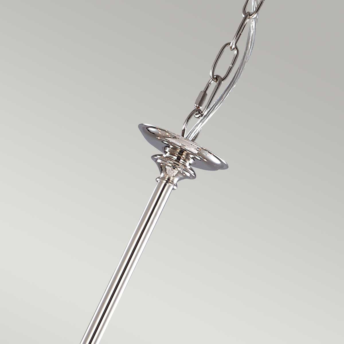Elstead Finsbury Kronleuchter Nickel – Detailansicht