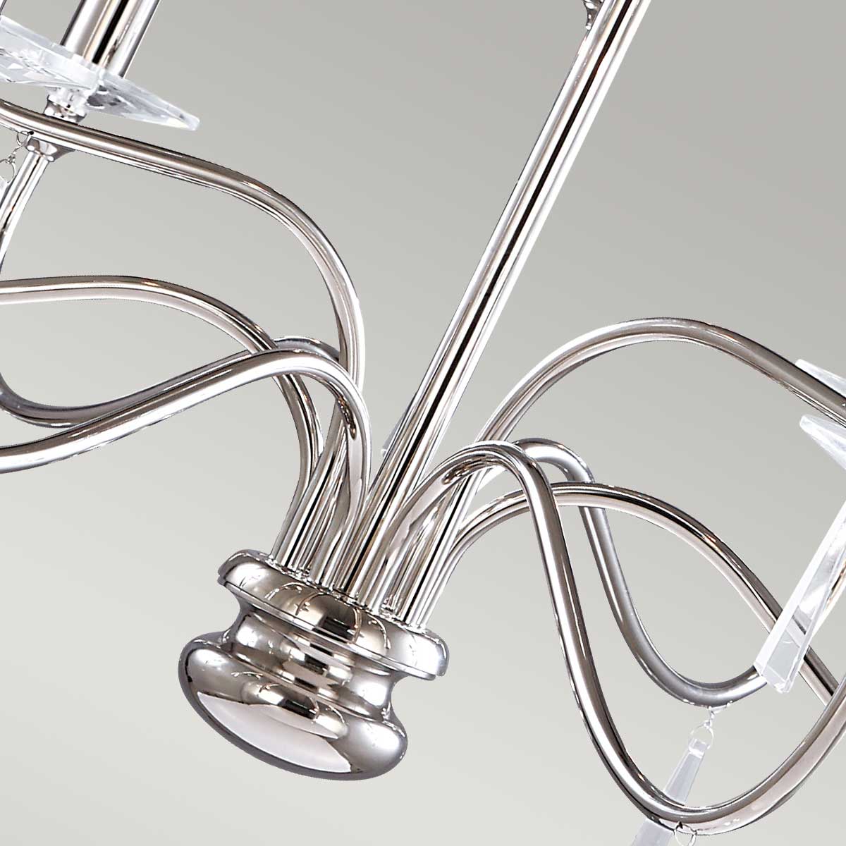 Elstead Finsbury Kronleuchter Nickel – Detailansicht 2