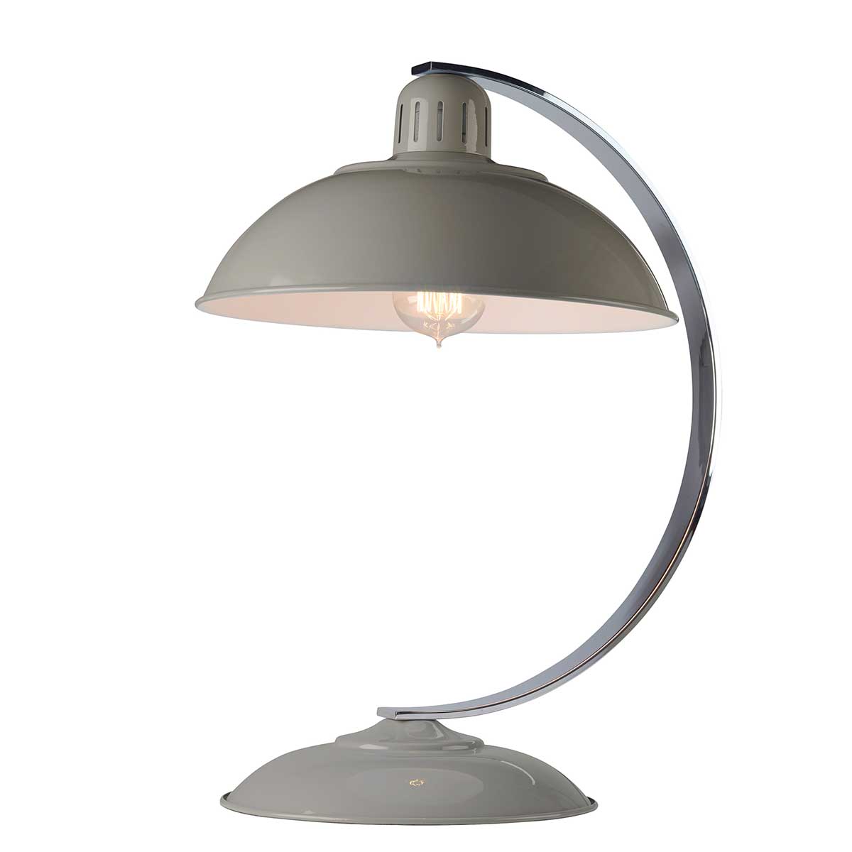 Elstead Franklin Tischlampe Grau