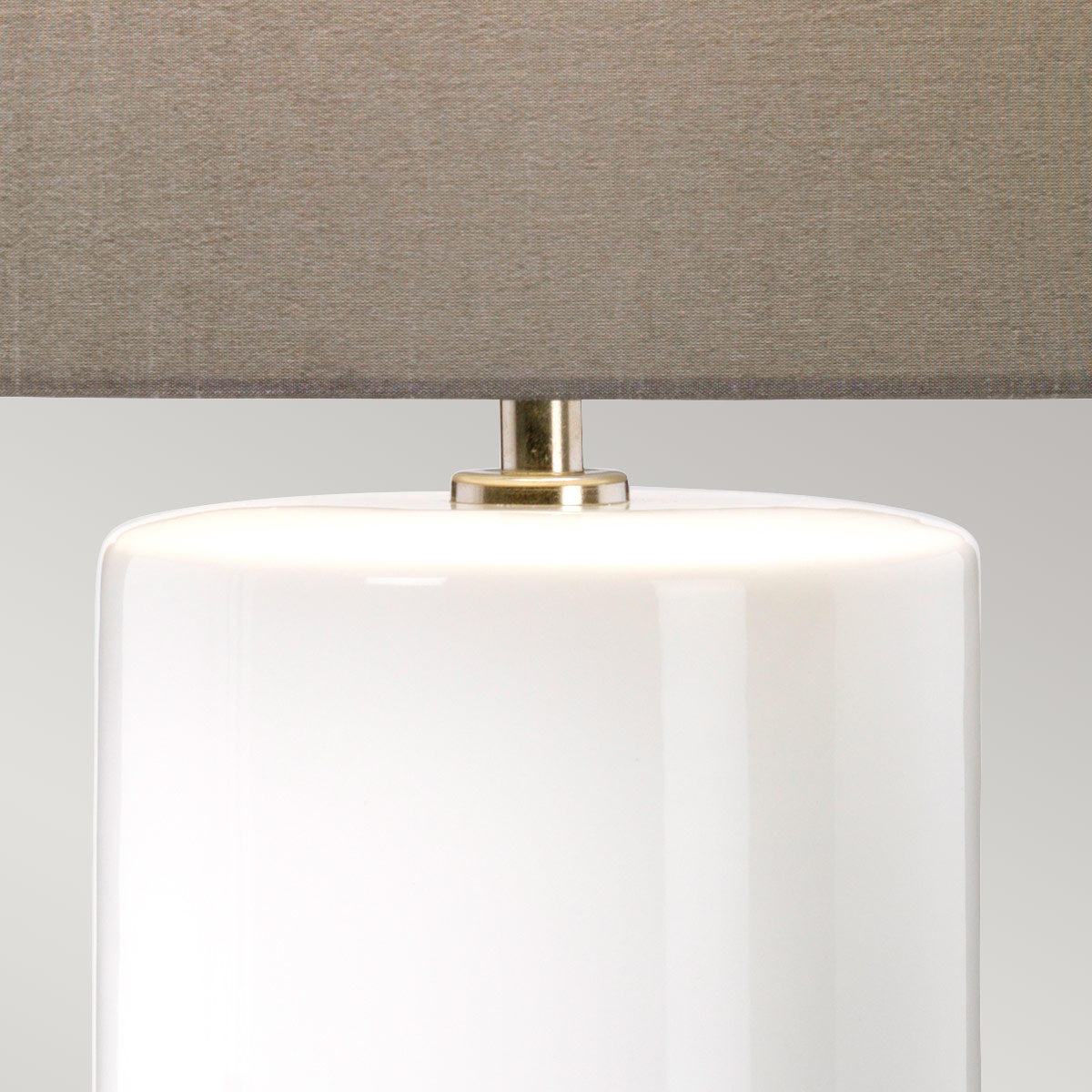 Elstead Fulwell Tischlampe Weiß, Grau – Detailansicht 2