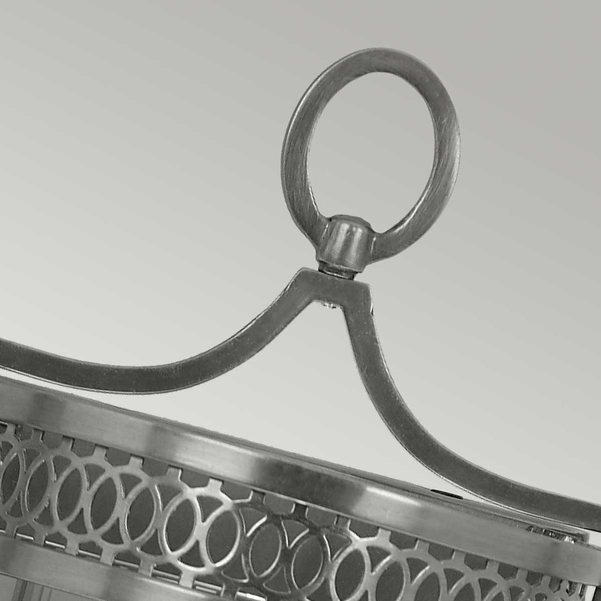 Elstead Guildhall Wandleuchte Nickel – Wohnambiente