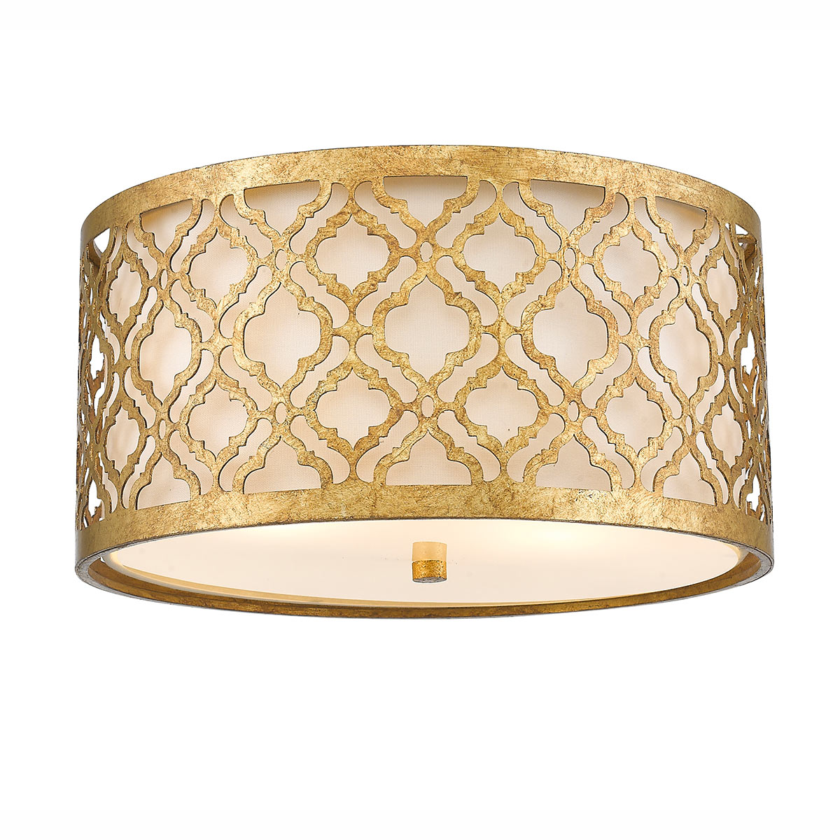 Elstead Arabella Deckenleuchte Gold, Elfenbein