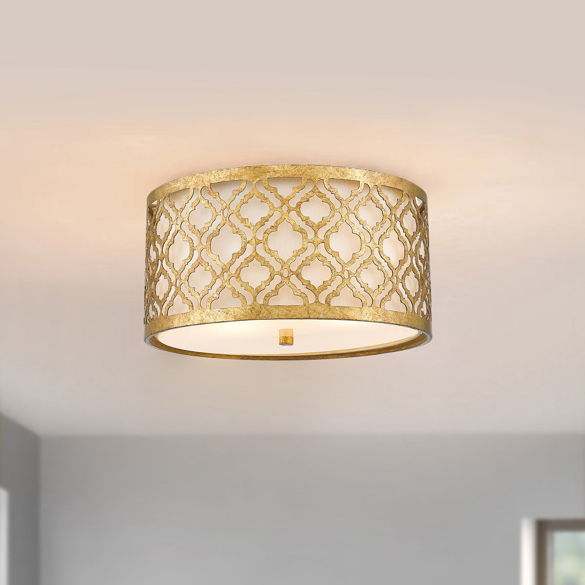 Elstead Arabella Deckenleuchte Gold, Elfenbein – Detailansicht 4
