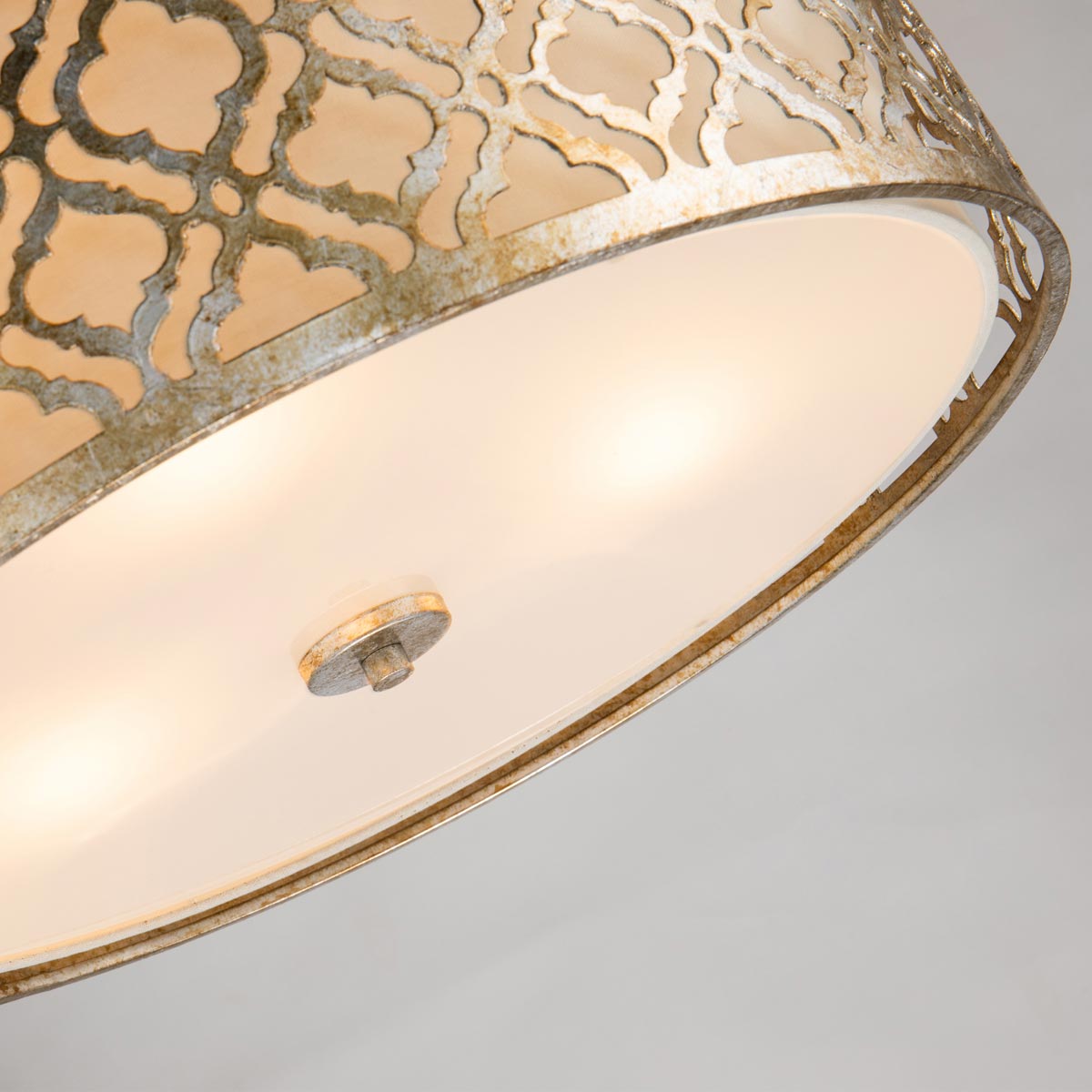 Elstead Arabella Pendelleuchte Gold, Elfenbein – Detailansicht 2