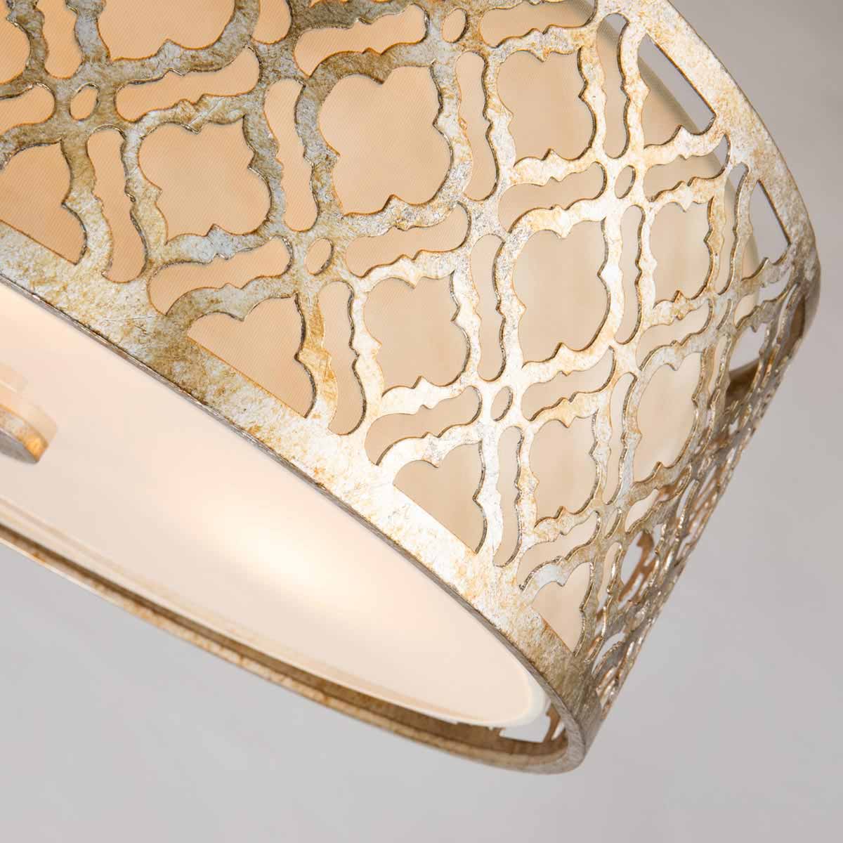Elstead Arabella Pendelleuchte Gold, Elfenbein – Detailansicht 3