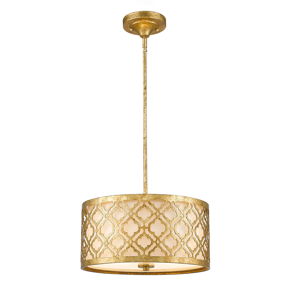 Elstead Arabella Pendelleuchte Gold, Elfenbein