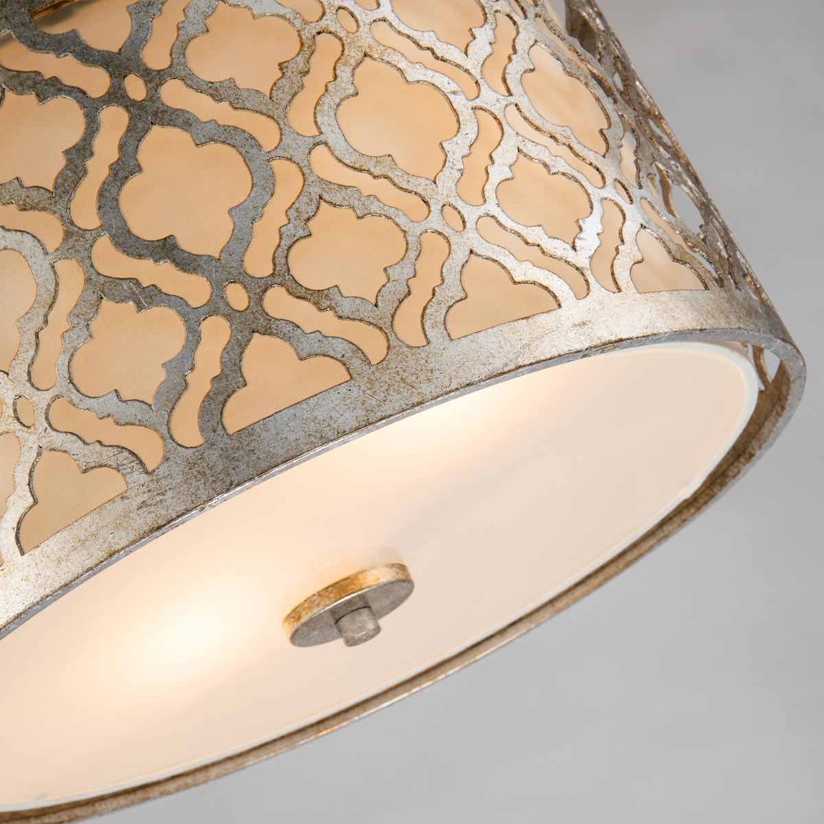 Elstead Arabella Pendelleuchte Gold, Elfenbein – Detailansicht 2