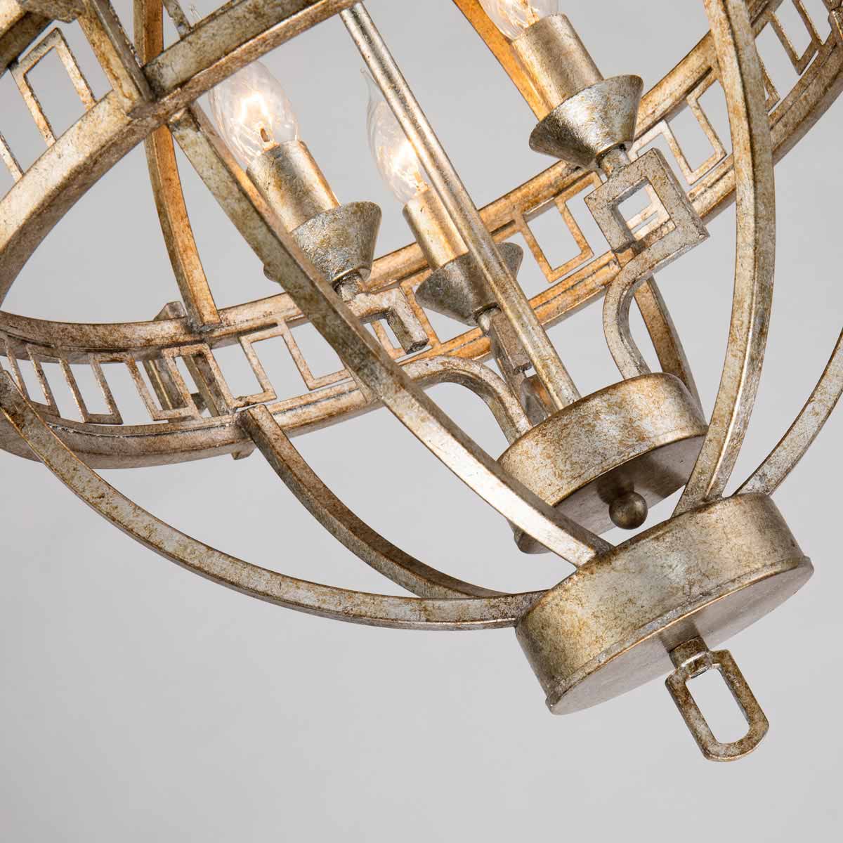 Elstead Lemuria Pendelleuchte Gold, Elfenbein – Detailansicht