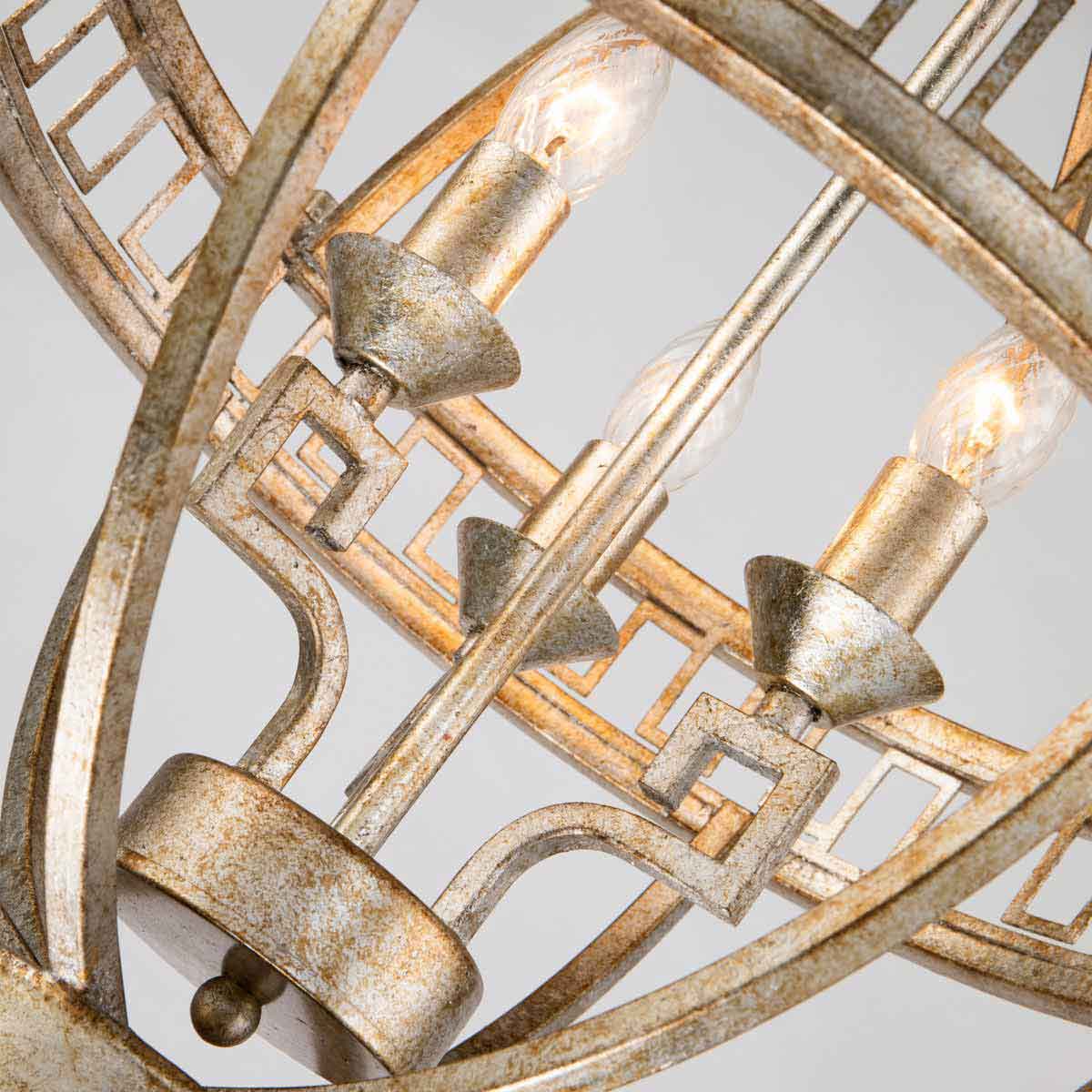 Elstead Lemuria Pendelleuchte Gold, Elfenbein – Detailansicht 3