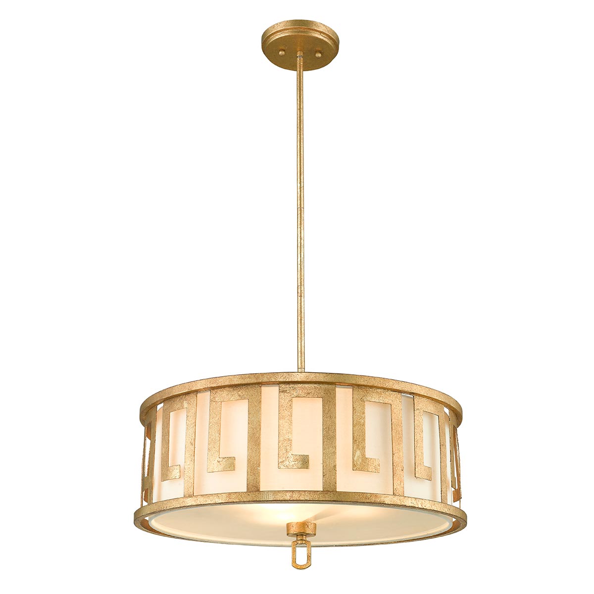 Elstead Lemuria Pendelleuchte Gold, Elfenbein