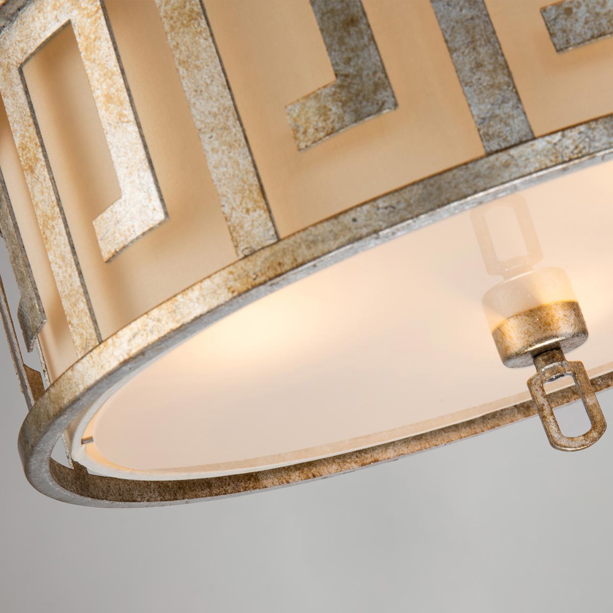 Elstead Lemuria Pendelleuchte Gold, Elfenbein – Detailansicht 2