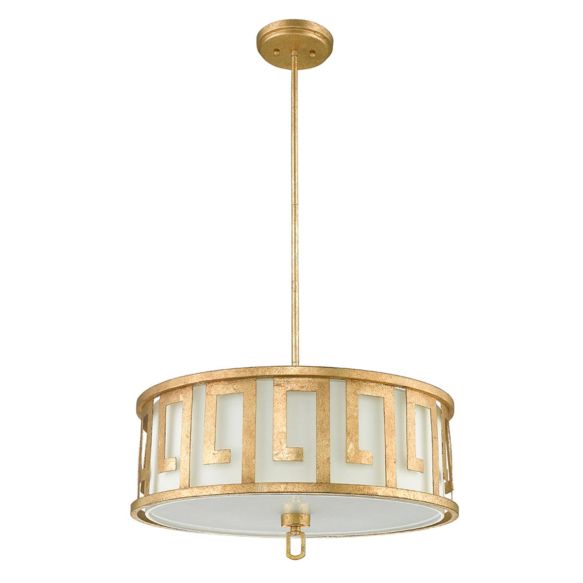 Elstead Lemuria Pendelleuchte Gold, Elfenbein – Detailansicht 4