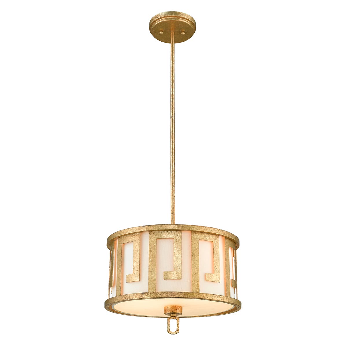 Elstead Lemuria Pendelleuchte Gold, Elfenbein