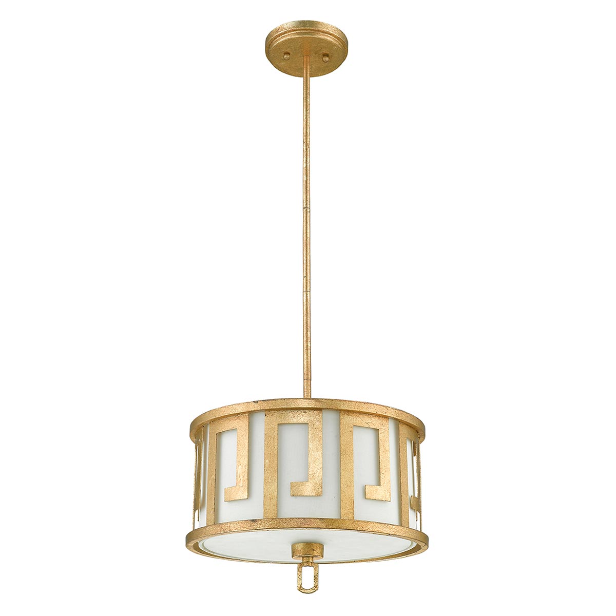 Elstead Lemuria Pendelleuchte Gold, Elfenbein – Detailansicht 2