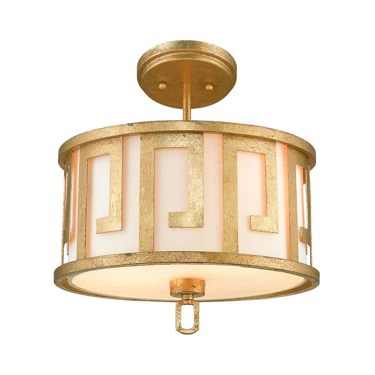Elstead Lemuria Pendelleuchte Gold, Elfenbein – Detailansicht 3