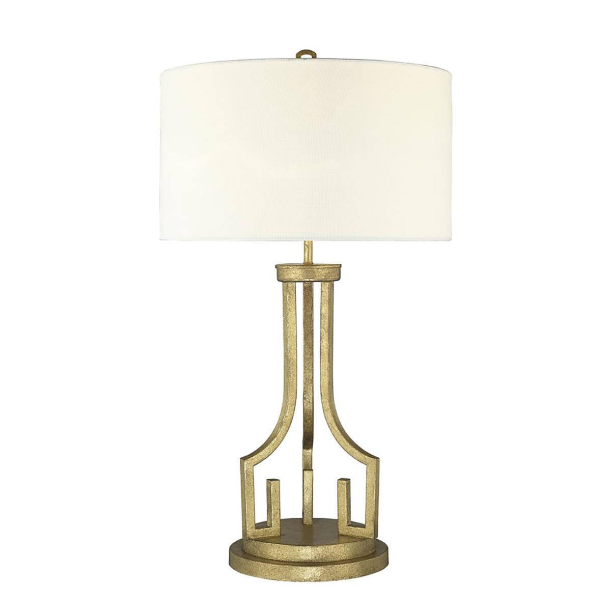 Elstead Lemuria Tischlampe Gold, Elfenbein – Detailansicht 5