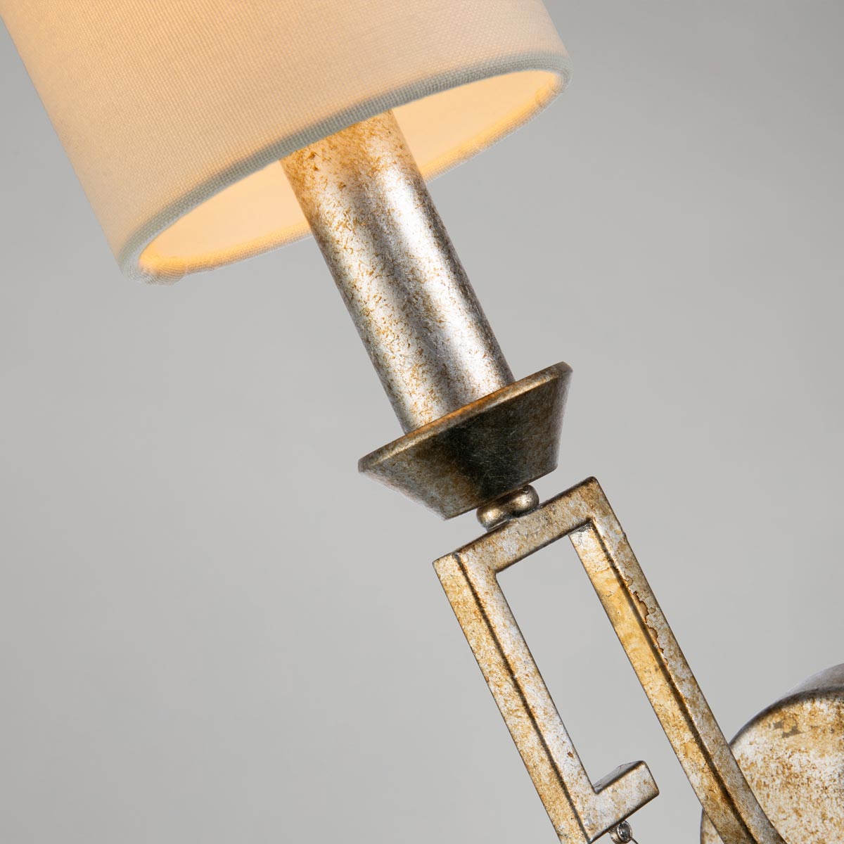 Elstead Lemuria Wandleuchte Gold, Elfenbein – Detailansicht