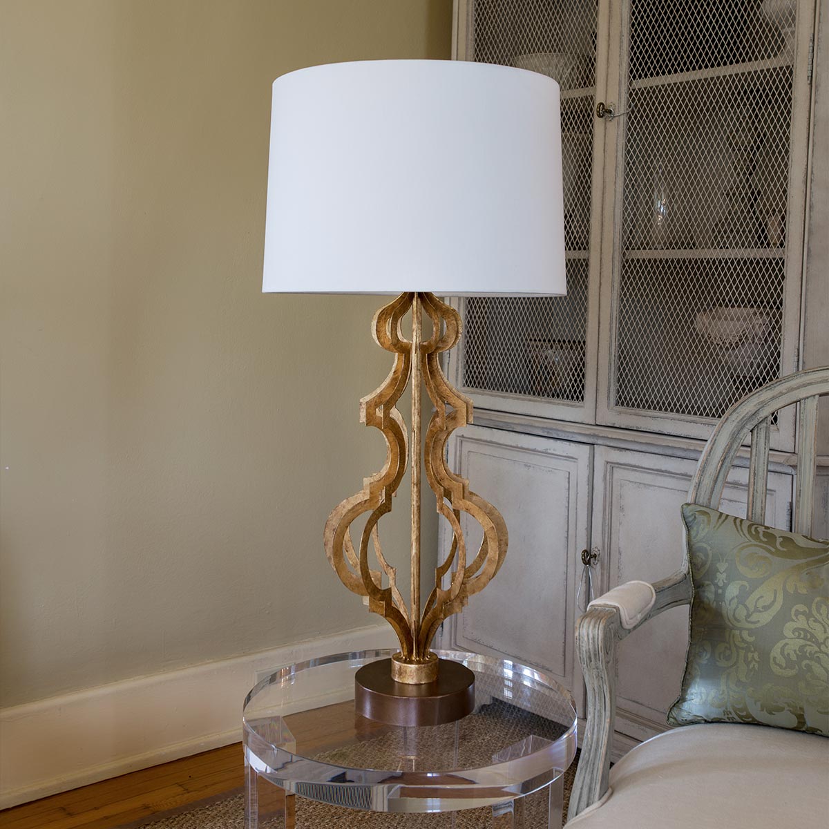 Elstead Octavia Tischlampe Gold – Wohnambiente