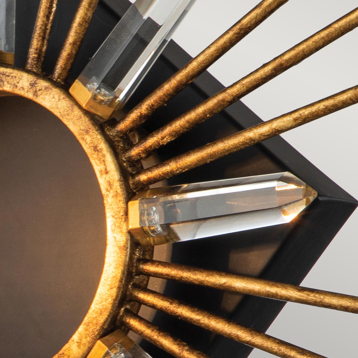 Elstead Sun Wandleuchte Gold – Detailansicht 3